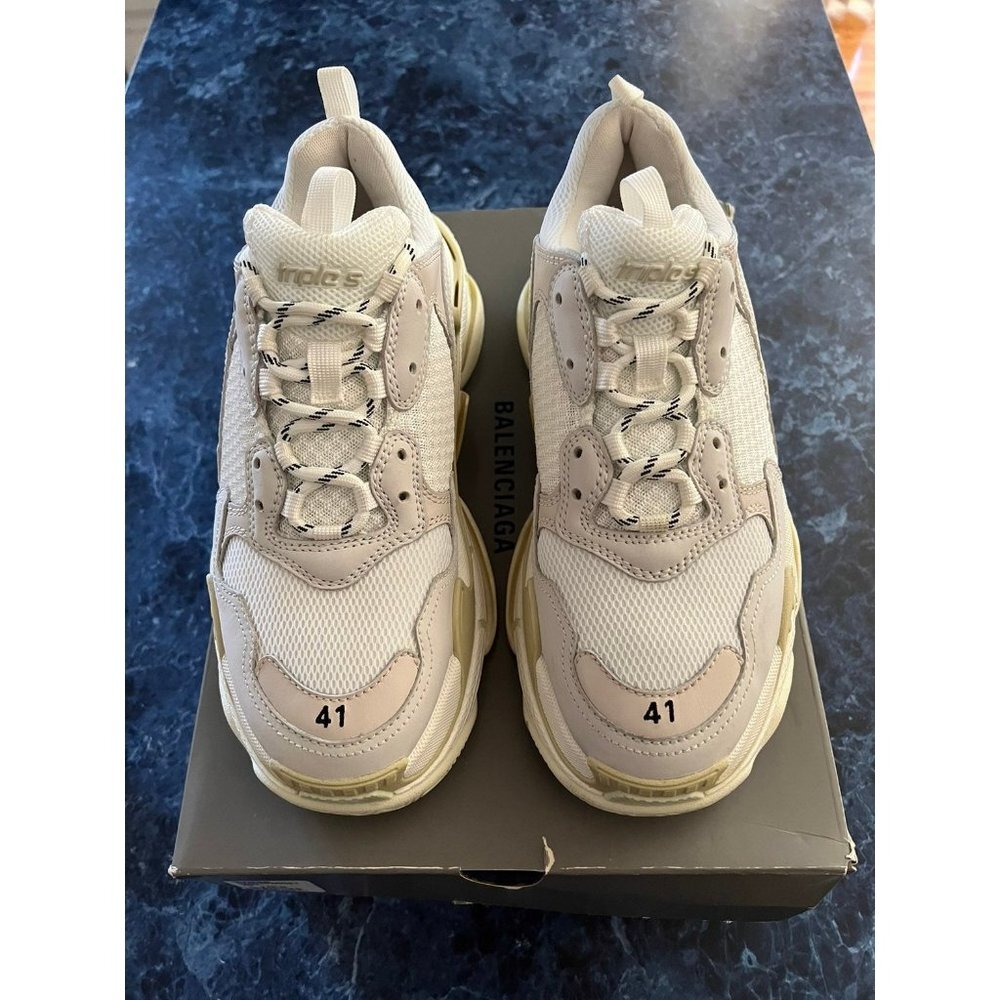 Balenciaga Triple S Sneaker White Women’s Size 11 $995